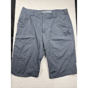 REI Co-op Mens‎ Cargo Screeline Shorts 36 Gray Hike Hiking Stretch